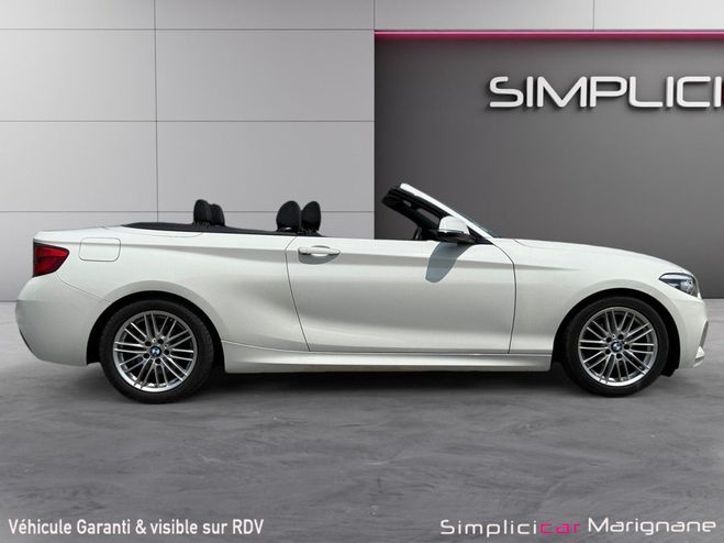 BMW Serie 2 CABRIOLET F23 218d 150 ch BVA8 M Sport-A Blanc de 2018