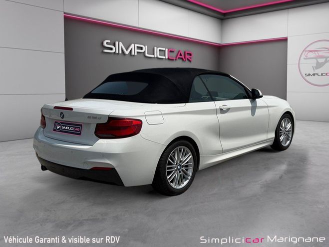 BMW Serie 2 CABRIOLET F23 218d 150 ch BVA8 M Sport-A Blanc de 2018