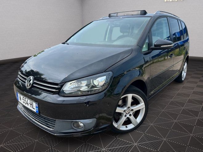 Volkswagen Touran 2.0 TDI 140 CARAT DSG XENONS TOIT GPS Noir de 2012