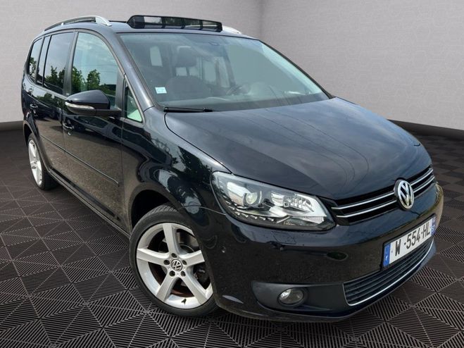 Volkswagen Touran 2.0 TDI 140 CARAT DSG XENONS TOIT GPS Noir de 2012