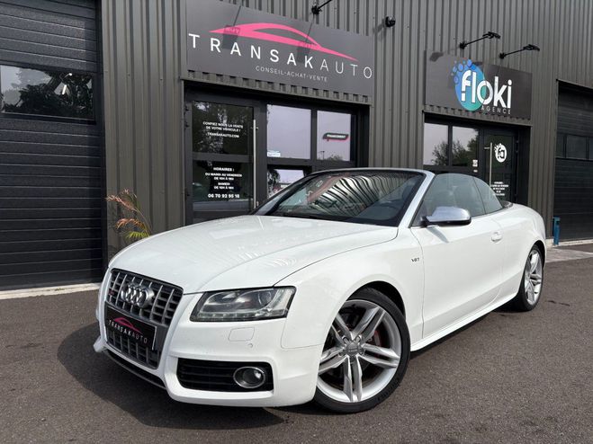 Audi S5 cabriolet v6 3.0 tfsi 333 quattro s tron BLANC de 2009