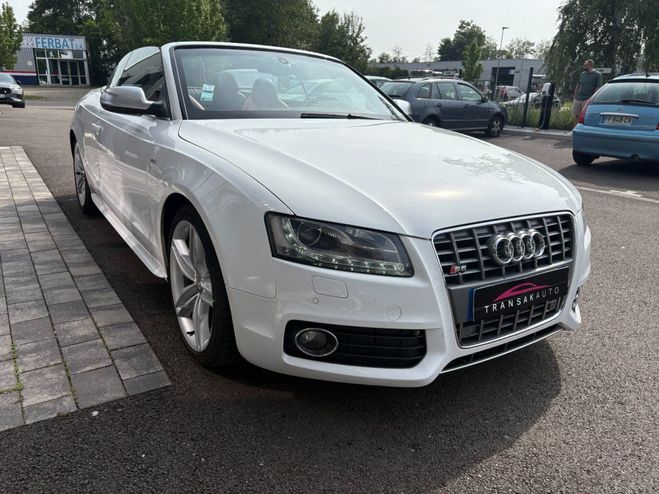 Audi S5 cabriolet v6 3.0 tfsi 333 quattro s tron BLANC de 2009