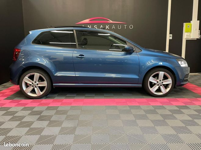 Volkswagen Polo 1.2 TSI 90 BlueMotion Technology Srie S Bleu de 2015