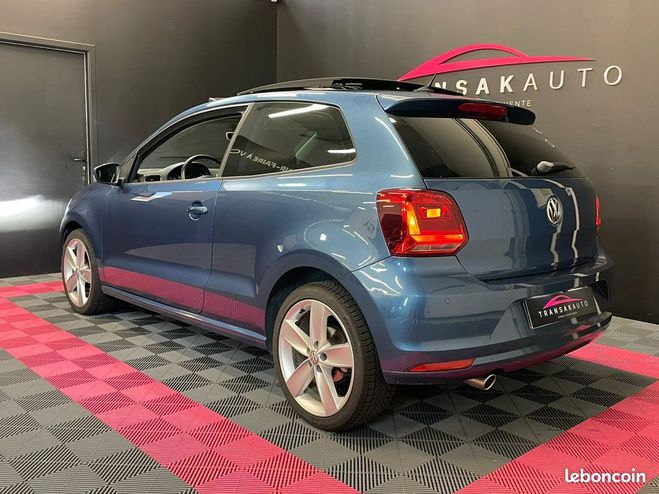 Volkswagen Polo 1.2 TSI 90 BlueMotion Technology Srie S Bleu de 2015