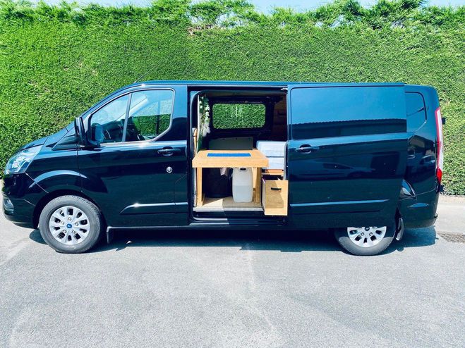 Ford Transit CUSTOM LIMITED 130 ch L2 H1 Amnag Noir de 2019