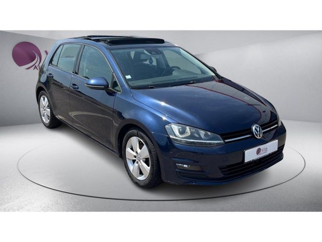 Volkswagen Golf VII 1.2 TSI 105 - TOIT OUVRANT-SIEGES CU Bleu fonc de 2013