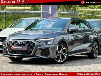  Voir détails -Audi A3 Sportback IV 35 TFSI S-LINE à Nice (06)
