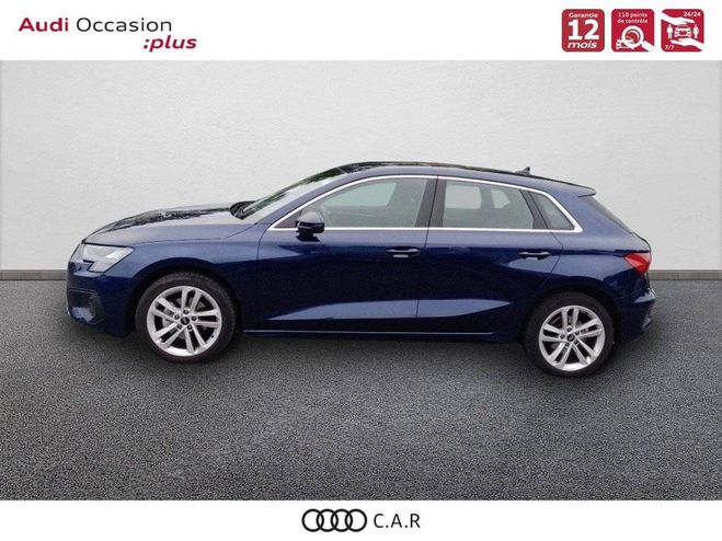 Audi A3 Sportback 30 TDI 116 S tronic 7 Design Bleu de 2022
