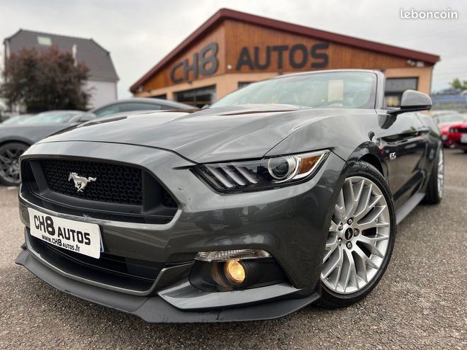 Ford Mustang v8 5.0 gt cabriolet pack premium boite a Gris de 2015