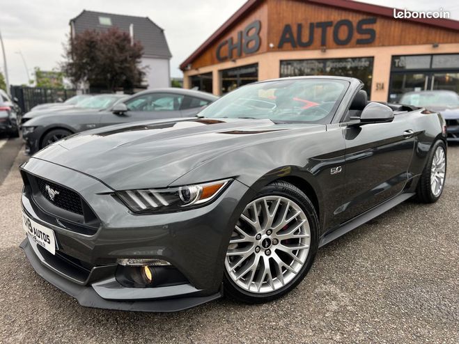 Ford Mustang v8 5.0 gt cabriolet pack premium boite a Gris de 2015