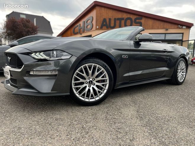 Ford Mustang V8 5.0 GT CABRIOLET PHASE 2 GRIS MAGNETI Gris de 2019