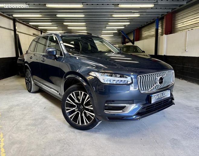 Volvo XC90 T8 Hybrid PHEV 310 + 145 455ch Geartroni Bleu de 2023