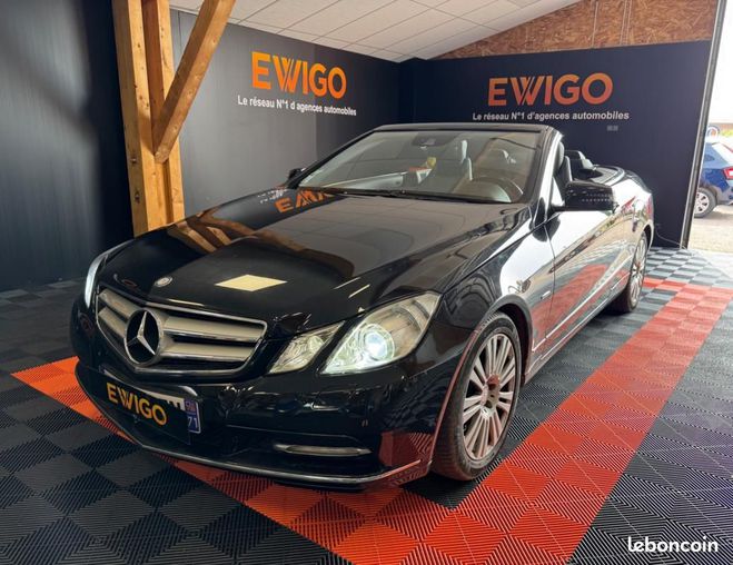 Mercedes Classe E CABRIOLET 3.0 350 CDI 230 BLUEEFFICIENCY Noir de 2011