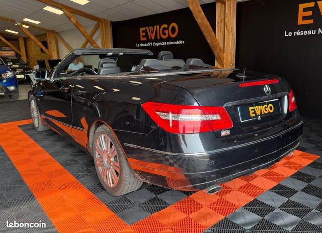 Mercedes Classe E CABRIOLET 3.0 350 CDI 230 BLUEEFFICIENCY Noir de 2011