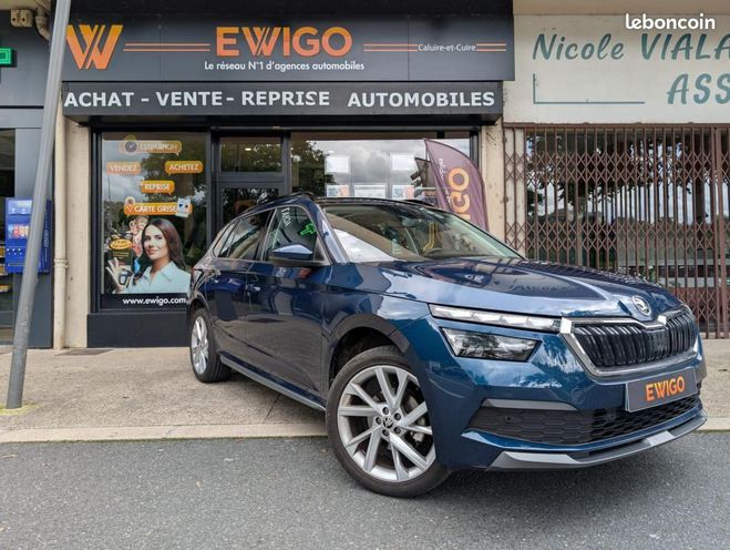 Skoda Kamiq 1.0 TSI Evo 110ch Style DSG7- TOIT PANOR Bleu de 2021