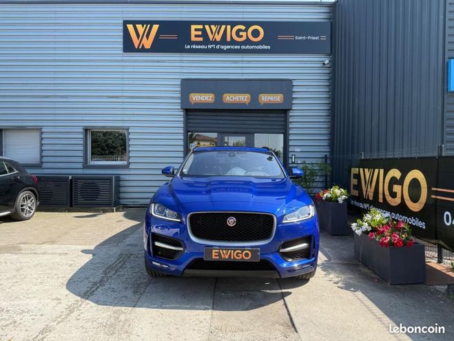 Jaguar F Pace 2.0 180ch R-SPORT Toit Panoramique CARPL Bleu de 2018