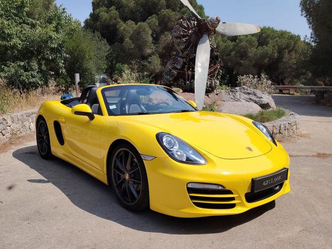 Porsche Boxster III (981) 2.7 265 PDK JAUNE de 2015
