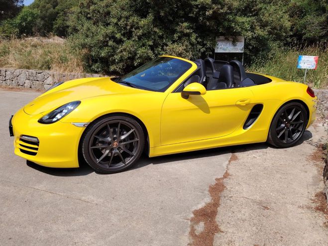 Porsche Boxster III (981) 2.7 265 PDK JAUNE de 2015