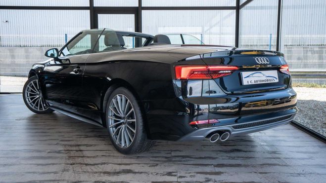 Audi A5 Cabriolet 2.0 TDI 190 S-Tronic S line Noir de 2017