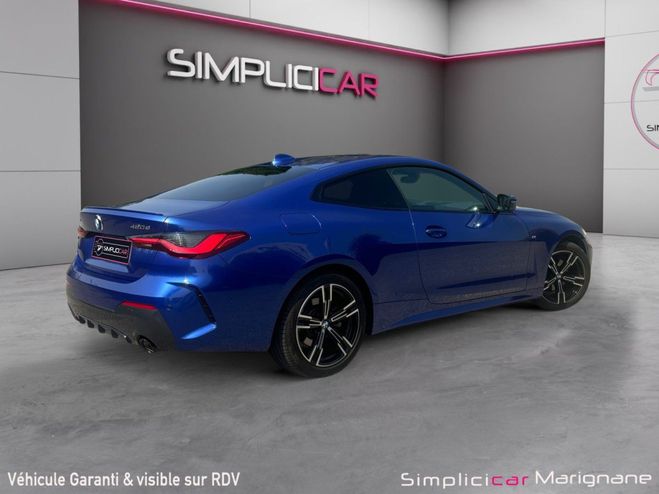 BMW Serie 4 COUPE G22 420d xDrive 190 ch BVA8 M Spor Bleu de 2021