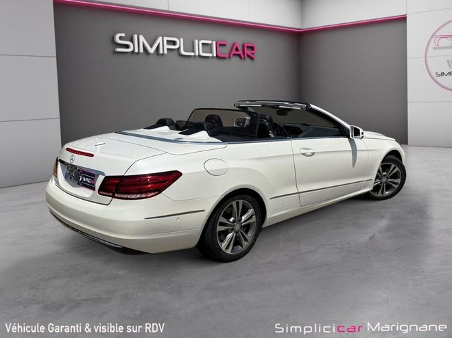 Mercedes Classe E CABRIOLET 200 *GARANTIE 12 MOIS* CUIR CH Blanc de 2013