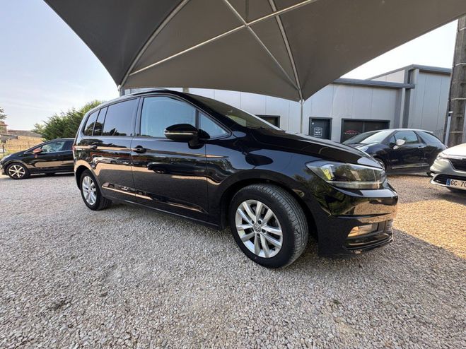 Volkswagen Touran 1.6 TDI 115 BMT DSG7 Confortline 7pl/ Ca Noir de 2016