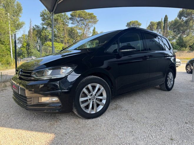 Volkswagen Touran 1.6 TDI 115 BMT DSG7 Confortline 7pl/ Ca Noir de 2016