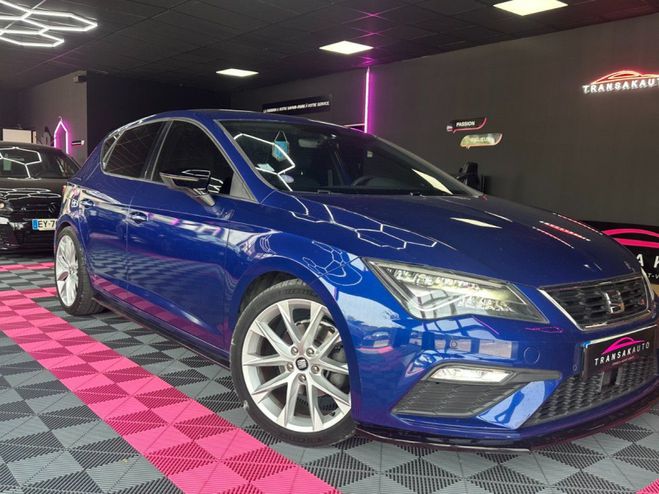 Seat Leon 125 ch FR Radar AV/AR - Apple CarPlay -  Blanc de 2018