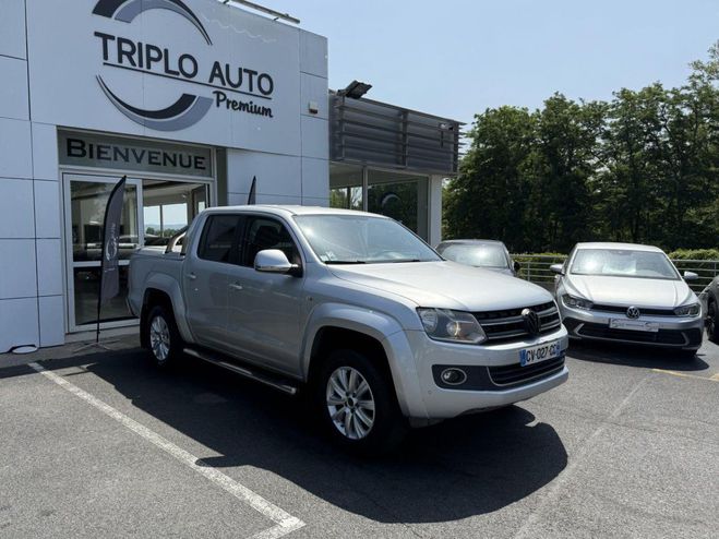 Volkswagen Amarok 2.0 BiTDI CR - 180 - BVA PICK UP DOUBLE  GRIS CLAIR de 2013