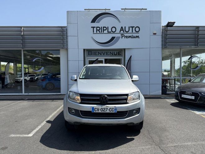 Volkswagen Amarok 2.0 BiTDI CR - 180 - BVA PICK UP DOUBLE  GRIS CLAIR de 2013
