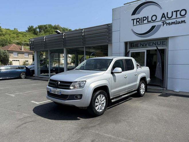 Volkswagen Amarok 2.0 BiTDI CR - 180 - BVA PICK UP DOUBLE  GRIS CLAIR de 2013