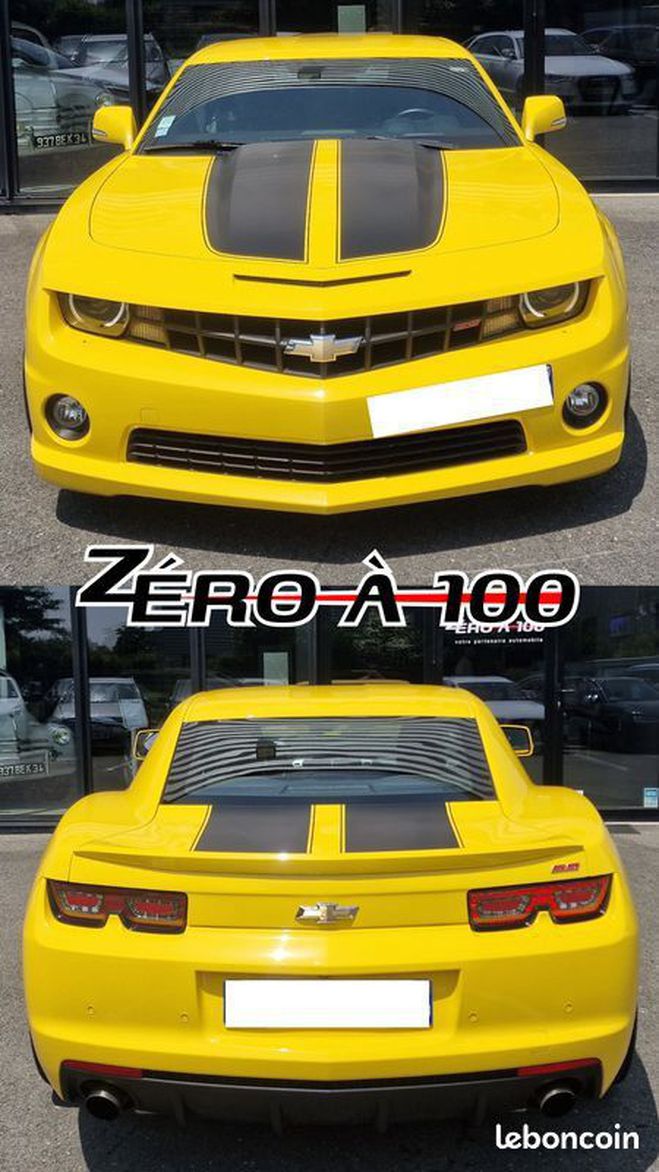 Chevrolet Camaro SS V8 6.2 432ch Boite manuelle Jaune de 2013