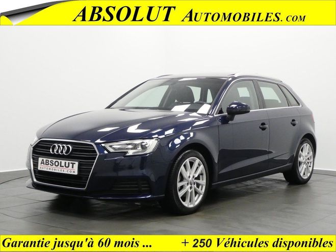 Audi A3 Sportback 35 TFSI 150CH COD DESIGN LUXE  BLEU F de 2019