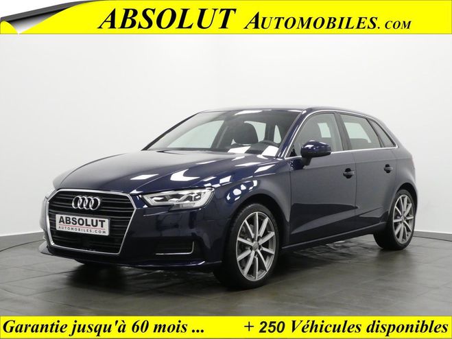 Audi A3 Sportback 35 TDI 150CH DESIGN LUXE S TRO BLEU F de 2019