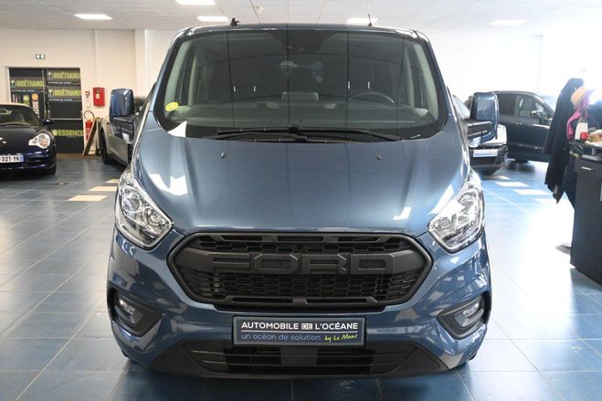 Ford Transit CUSTOM CABINE APPROFONDIE CA 320 L2H1 2. Bleu de 2023