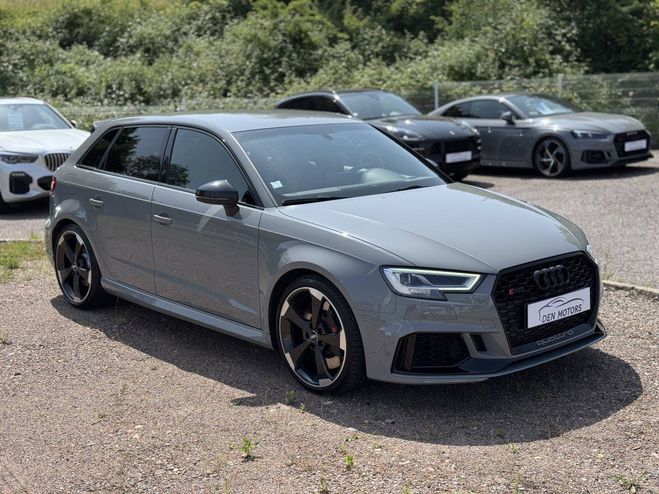 Audi RS3 Sportback - immat FR, siges diamants, p GRIS de 2019