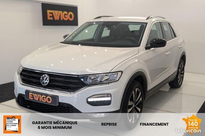 Volkswagen T Roc 1.6 TDI 115ch IQ-DRIVE BVM6 Blanc de 2019