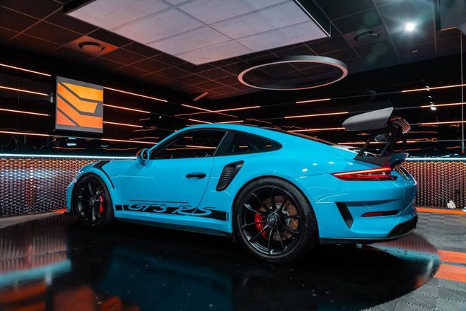 Porsche 911 991.2 GT3 4.0 520 PDK PACK WEISSACH M5C ? Bleu Miami de 2018