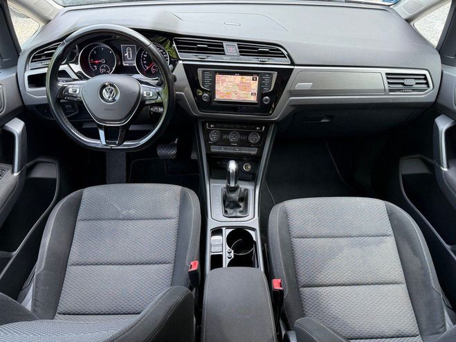 Volkswagen Touran 1.6 TDi 110cv DSG7 Comfortline 7 PL 2e m Noir de 2016