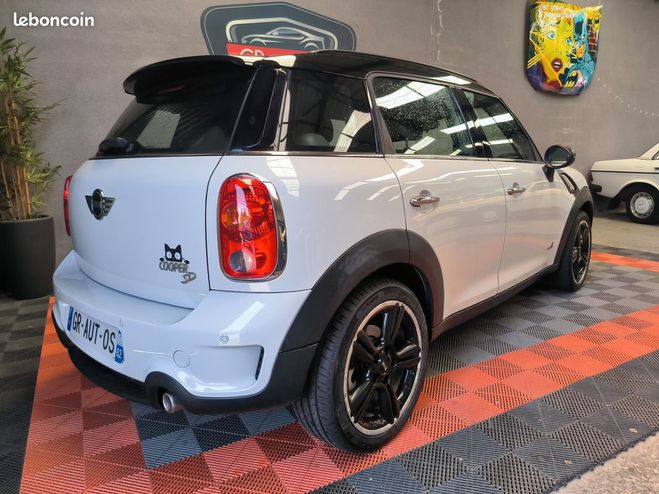 Mini Countryman Cooper SD 143cv Pack RED HOT Toit ouvran Blanc de 2012