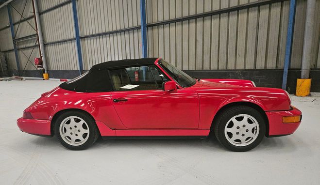 Porsche 911 CARRERA 2 - Type 964 [ 1990 ] Cabriolet ROUGE de 1990