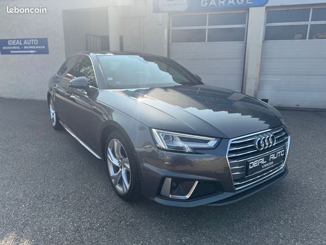 Audi A4 40 TFSI 190ch S line tronic 7 Gris de 2019
