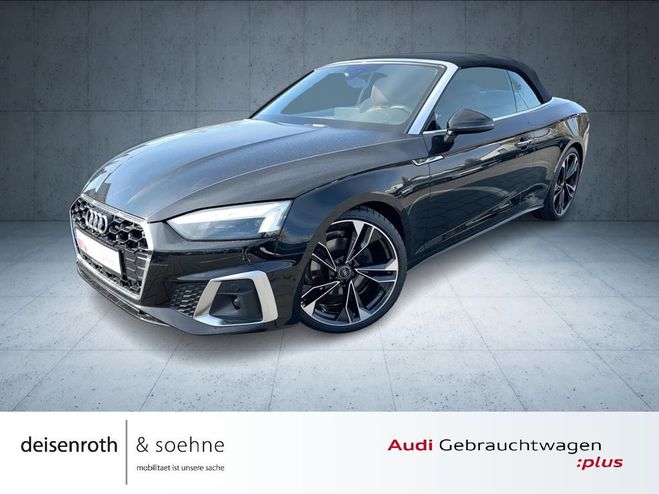 Audi A5 Cabriolet S line 40 TFSI S tr Matrix Noir Peinture Mtallise de 