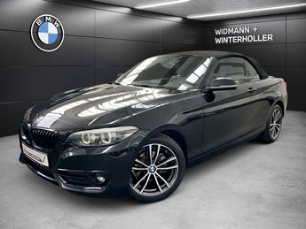 Voir détails -BMW Serie 2 218i Cabrio Sport Line Leder Navi LED DA à Leimbach (68)
