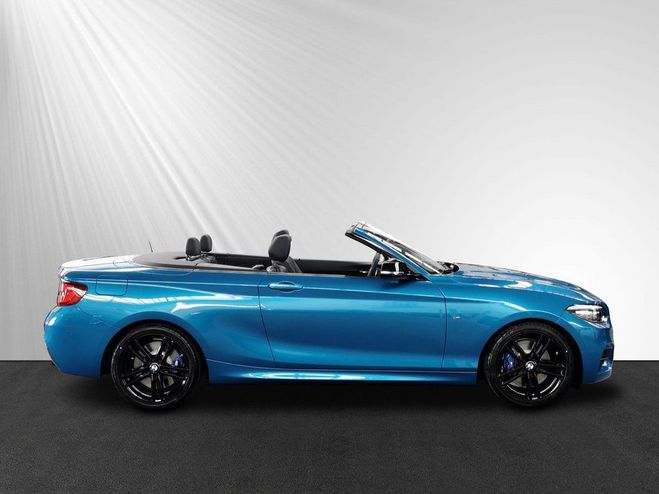 BMW Serie 2 M240i Cabrio NaviProf. H K Stop Go Bleu Peinture Mtallise de 