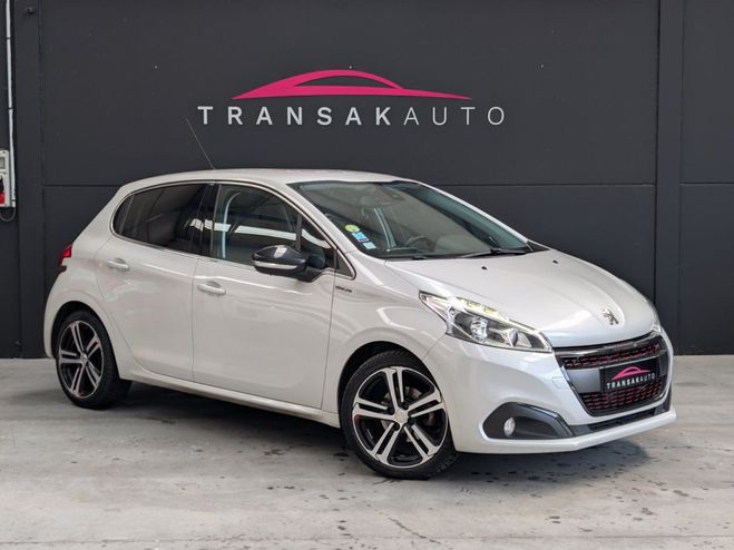Peugeot 208 1.6 100ch GT Line - CARPLAY - SUIVI D'EN Blanc de 2017