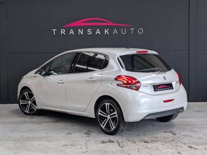 Peugeot 208 1.6 100ch GT Line - CARPLAY - SUIVI D'EN Blanc de 2017