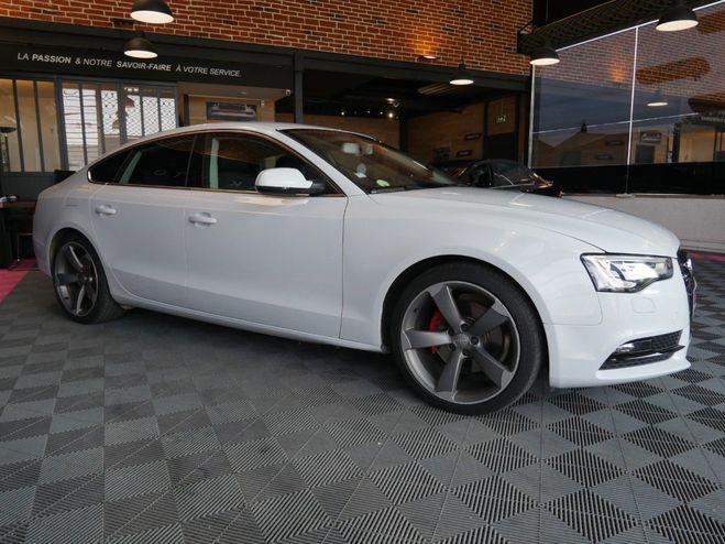 Audi A5 Sportback V6 3.0 TDI 245 Ambiente Plus Q Blanc de 2014