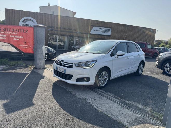 Citroen C4 1.6 BlueHDi - 100 Millenium Gps   Clim   BLANC de 2016