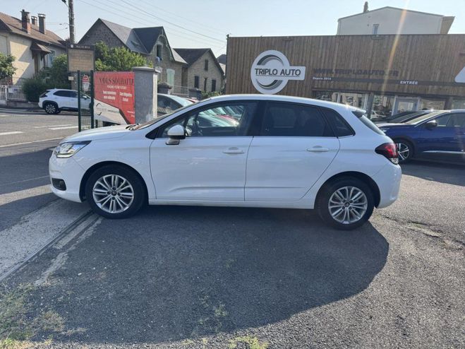 Citroen C4 1.6 BlueHDi - 100 Millenium Gps   Clim   BLANC de 2016